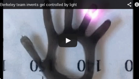 gel controlled by light