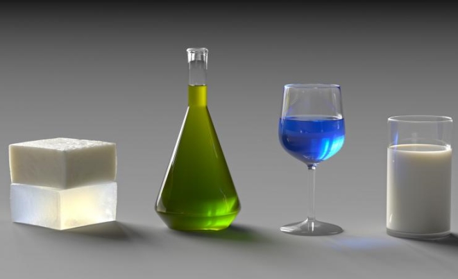 The subtleties in these computer-generated images of translucent materials are important