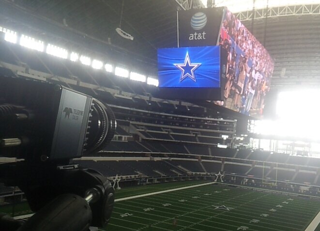 The Replay Technologies freeD(TM) system installed in AT&T Stadium in Dallas
