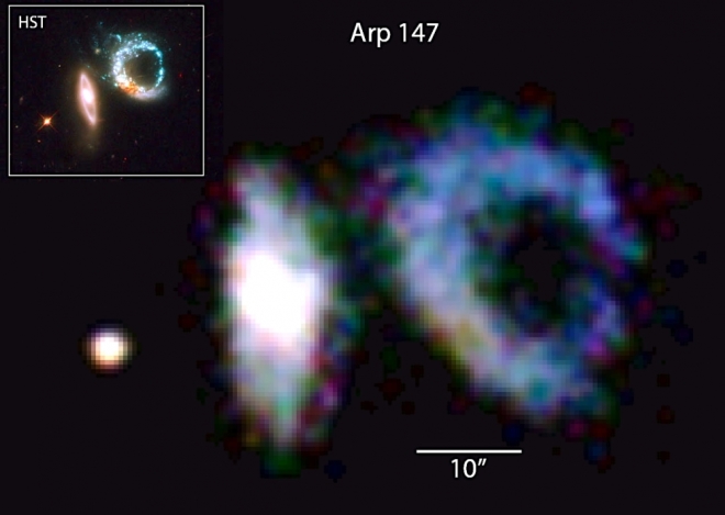 A Mosaic Of The Interacting Galaxies Arp 147 Nov
