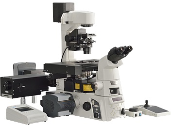 H-TIRF Module and DMD Module in combination with Inverted Research Microscope Eclipse Ti-E