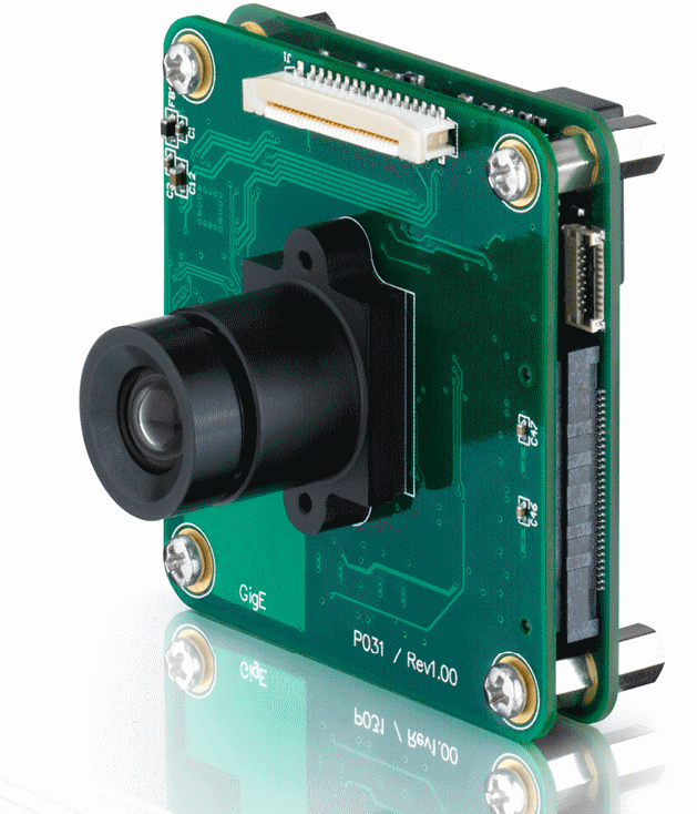 The 5 megapixel GigE board cameras