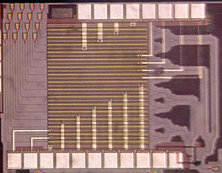 An image of Hajimiri's light-bending silicon chip