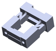 Optical connector with simplified design