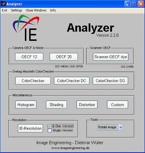 IE-Analyzer Version 2, the first standalone software with a simple UI, introduced in 2005