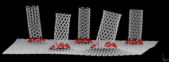 The graphene and nanotube hybrid
