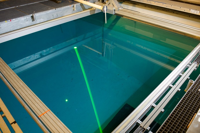 Green laser of lightweight lidar system