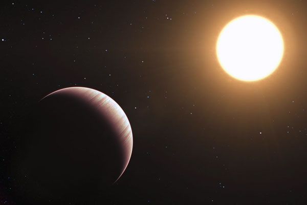 Artist’s impression of the exoplanet