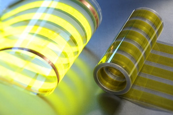 large-surface light-emitting plastic film