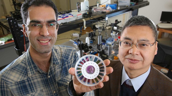 Ultra-thin silicon films create vibrant optical colors