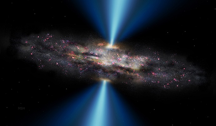 Astronomers find a massive black hole that outgrew its galaxy