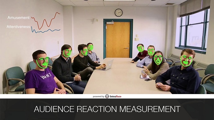 CMU's advanced software for tracking facial features can measure audience reaction in real-time