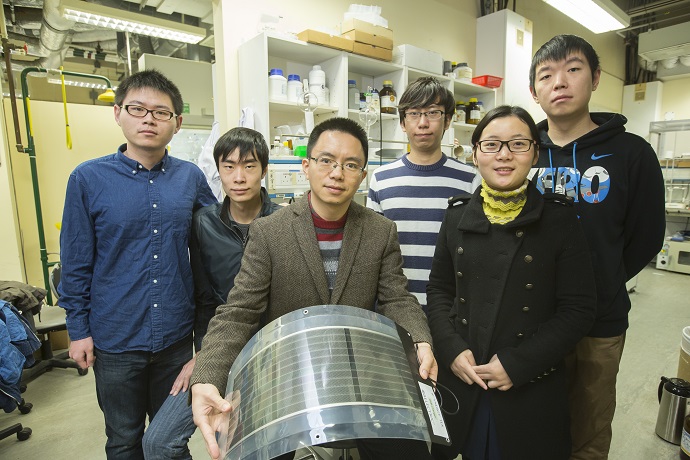Prof Henry He Yan and his research team develop a record-efficient organic solar cell