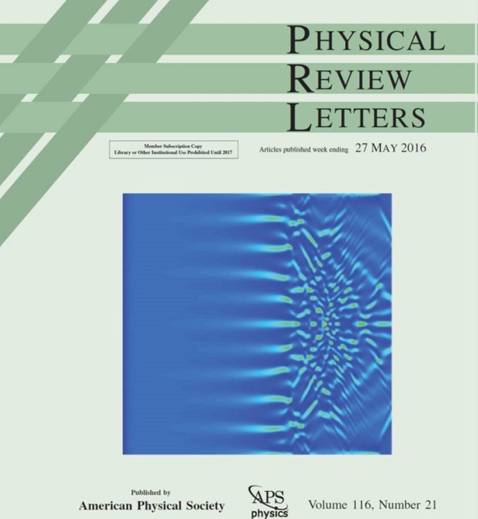 ICFO on the cover of Physical Review Letters