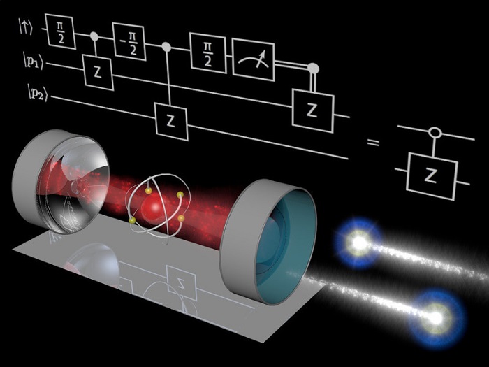 Quantum processor for single photons
