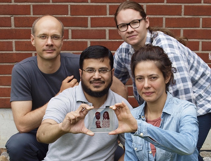 The main research team behind the inkjet-printed dye solar cell