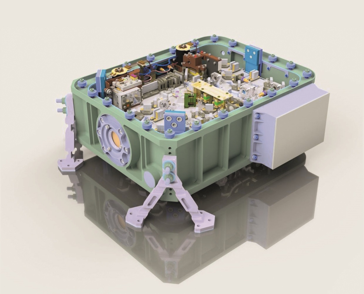 The LIDAR system for the MERLIN mission incorporates all components from the pump laser to the frequency conversion in a particularly compact design suitable for space operation