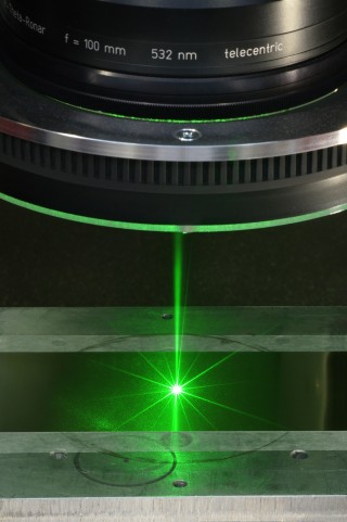 Laser structuring of metal foil