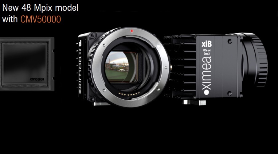 Newest model available with an exceptionally high resolution of almost 50 Mpix. 