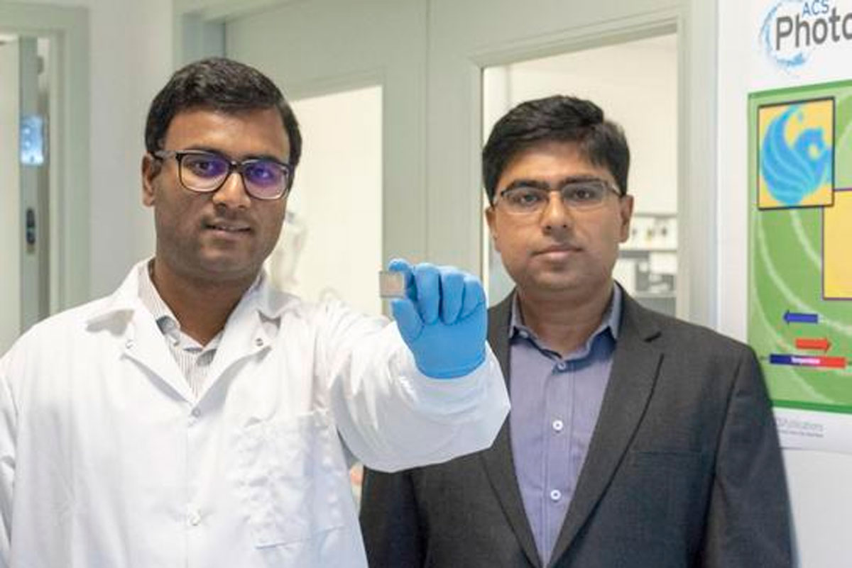 Associate Professor Debashis Chanda and Postdoctoral Fellow Sayan Chandra’s findings were published recently in the Nature journal Light