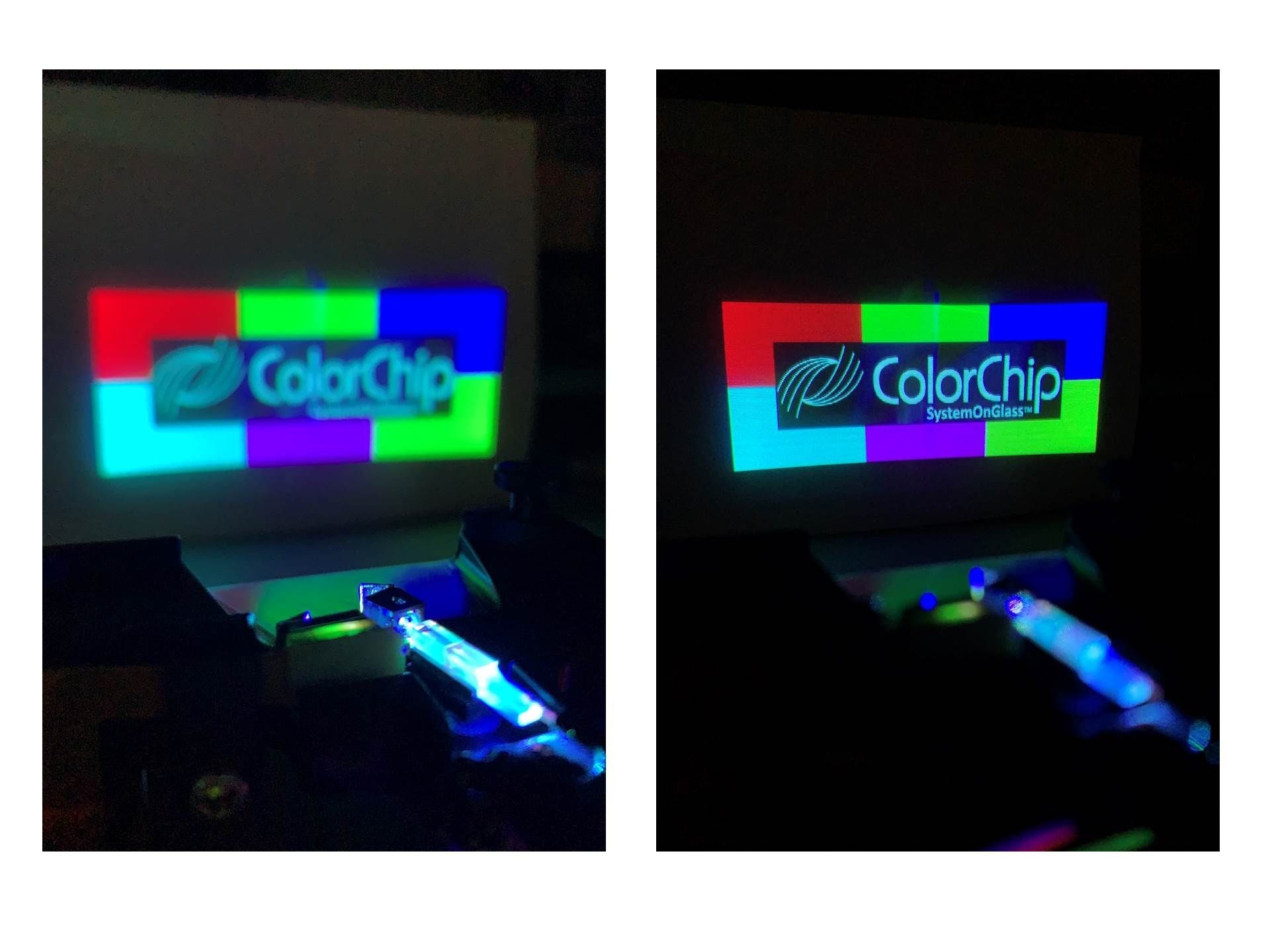 ColorChip Miniature RGB Projector