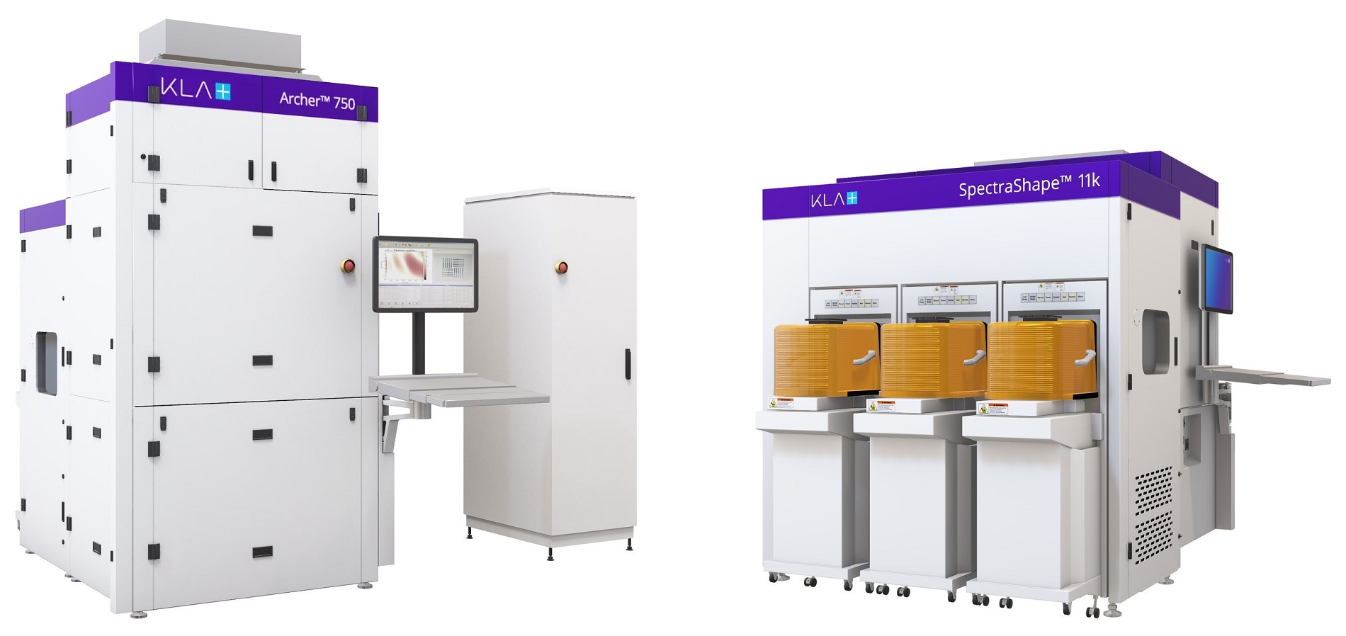 KLA’s new Archer™ 750 overlay metrology system and SpectraShape™ 11k CD and shape metrology system support measurement and control of critical patterning parameters for leading-edge logic, DRAM and 3D NAND devices.