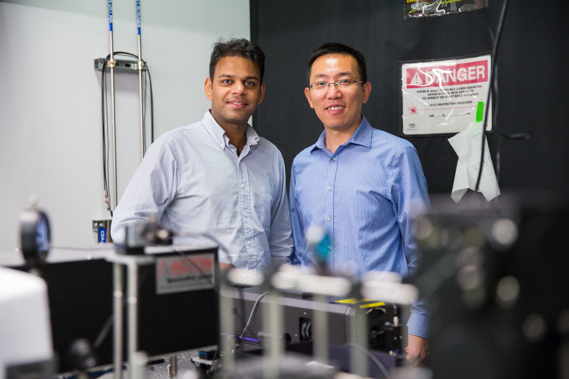 A pair of studies published in Science, led by Liang Feng and Ritesh Agarwal, describe novel ways of increasing information density in optical communication networks.