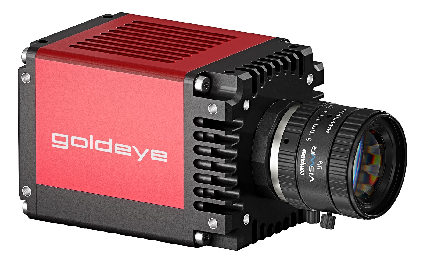 SWIR Goldeye camera with Sony SenSWIR sensors with Computar lens