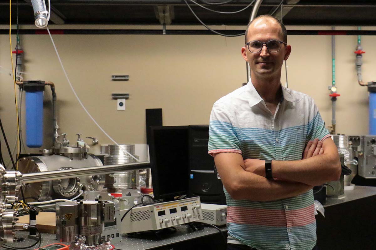 Physics Associate Professor Michael Chini is part of the UCF team that created the world’s first optical oscilloscope.