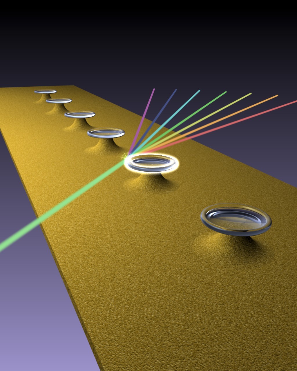 Selective laser-induced etching can be used to manufacture microresona-tors, for example for frequency comb generators. The laser process enables new geometrical shapes