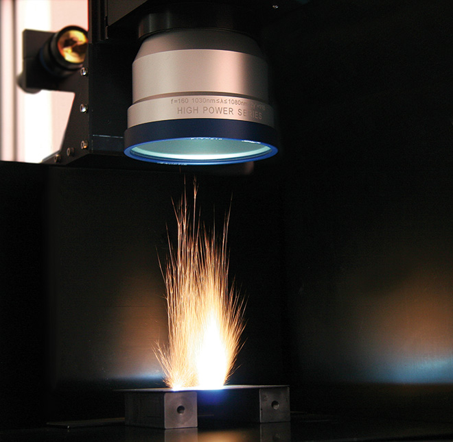Laser Material Processing with JENar® F-Theta Silverline-lens.