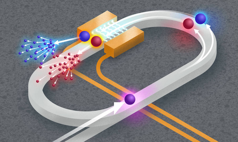 A new system developed by researchers at the University of Rochester allows them to conduct quantum simulations in a synthetic space that mimics the physical world by controlling the frequency, or color, of quantum entangled photons as time elapses.