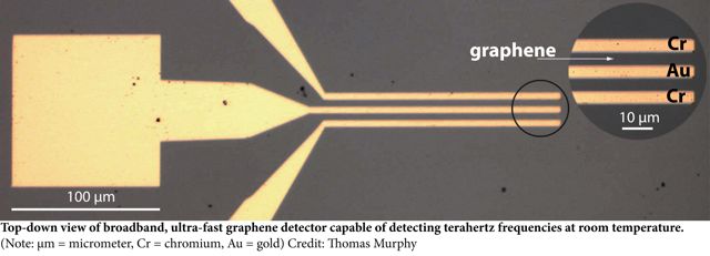 Ultra-fast graphene detector