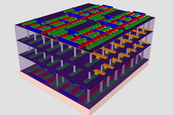 our-layer prototype high-rise chip