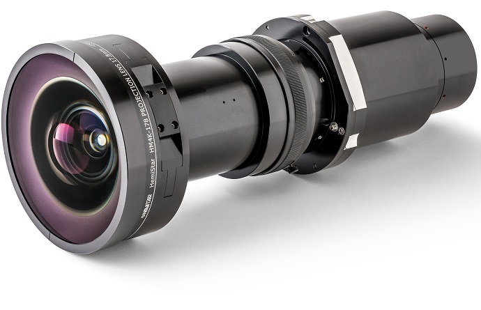 Navitar Fisheye Lens for Ultra Bright 4K Cove Projection