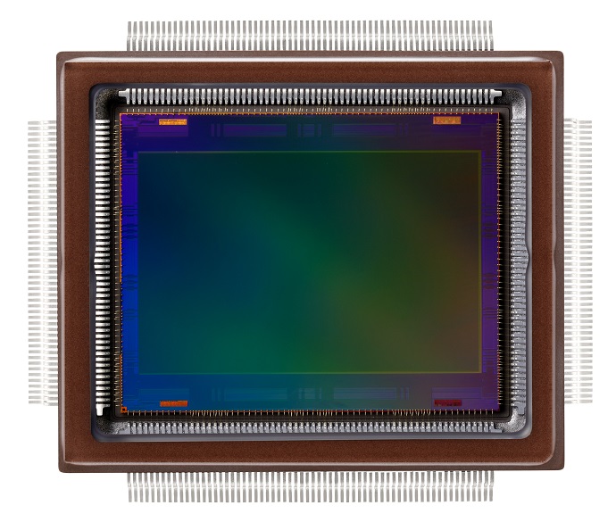 The Canon-developed approximately 250-megapixel CMOS sensor