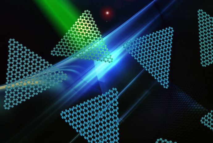 Two dimensional nano-flakes emit red photons for quantum communication technologies