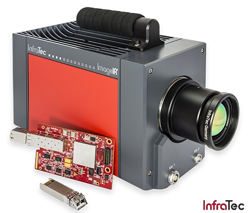 InfraTec has developed a 10 GigE interface for the thermographic camera series ImageIR®
