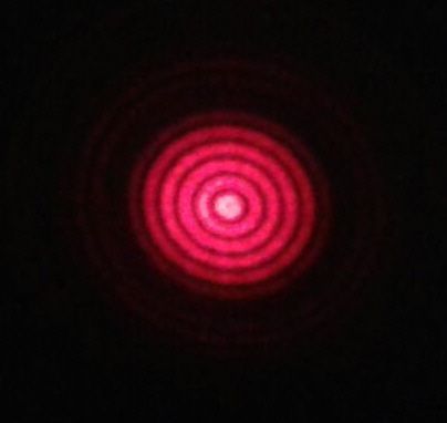 Image of a nonlinear Bessel beam
