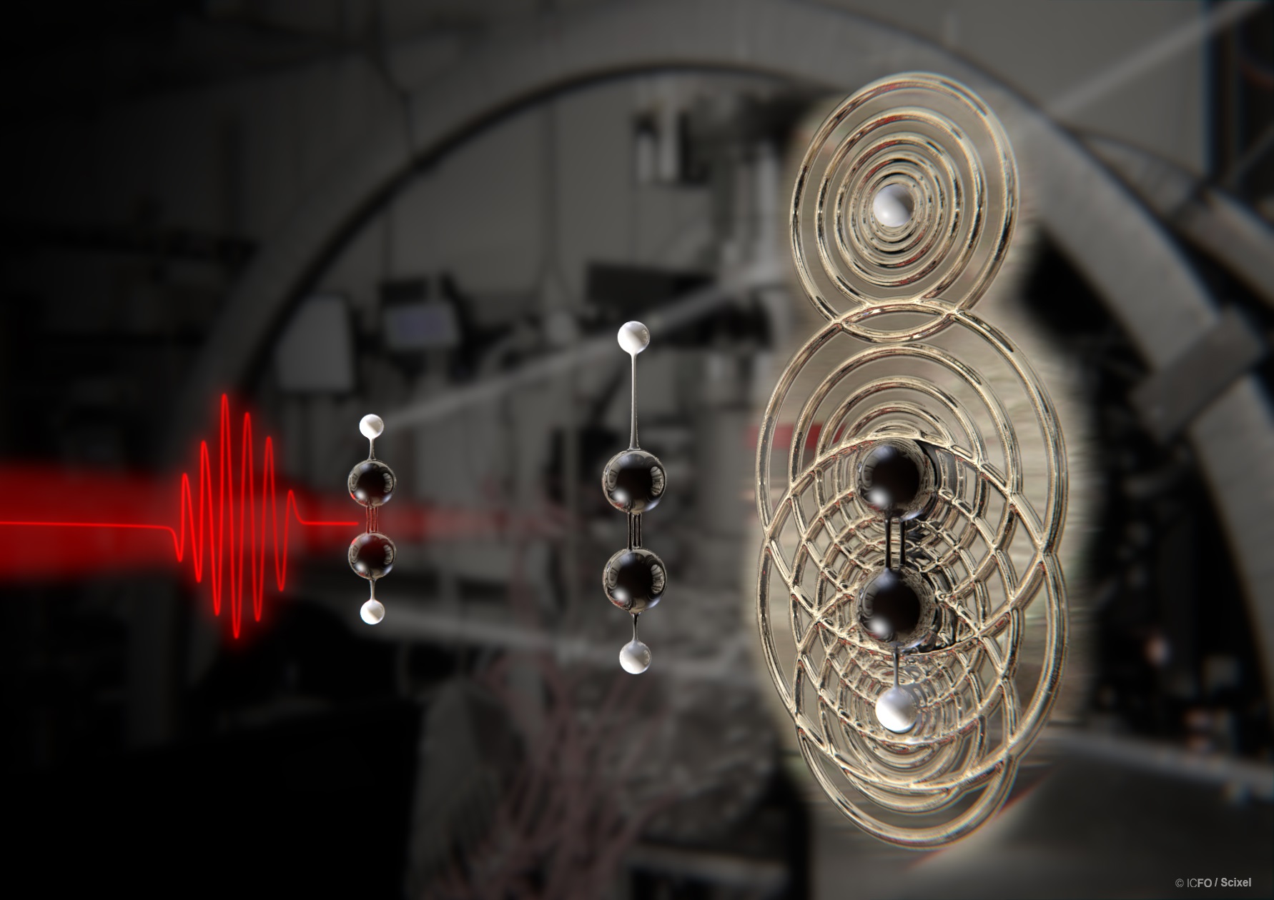 Physicists use lasers to capture first snapshots of rapid chemical bonds breaking