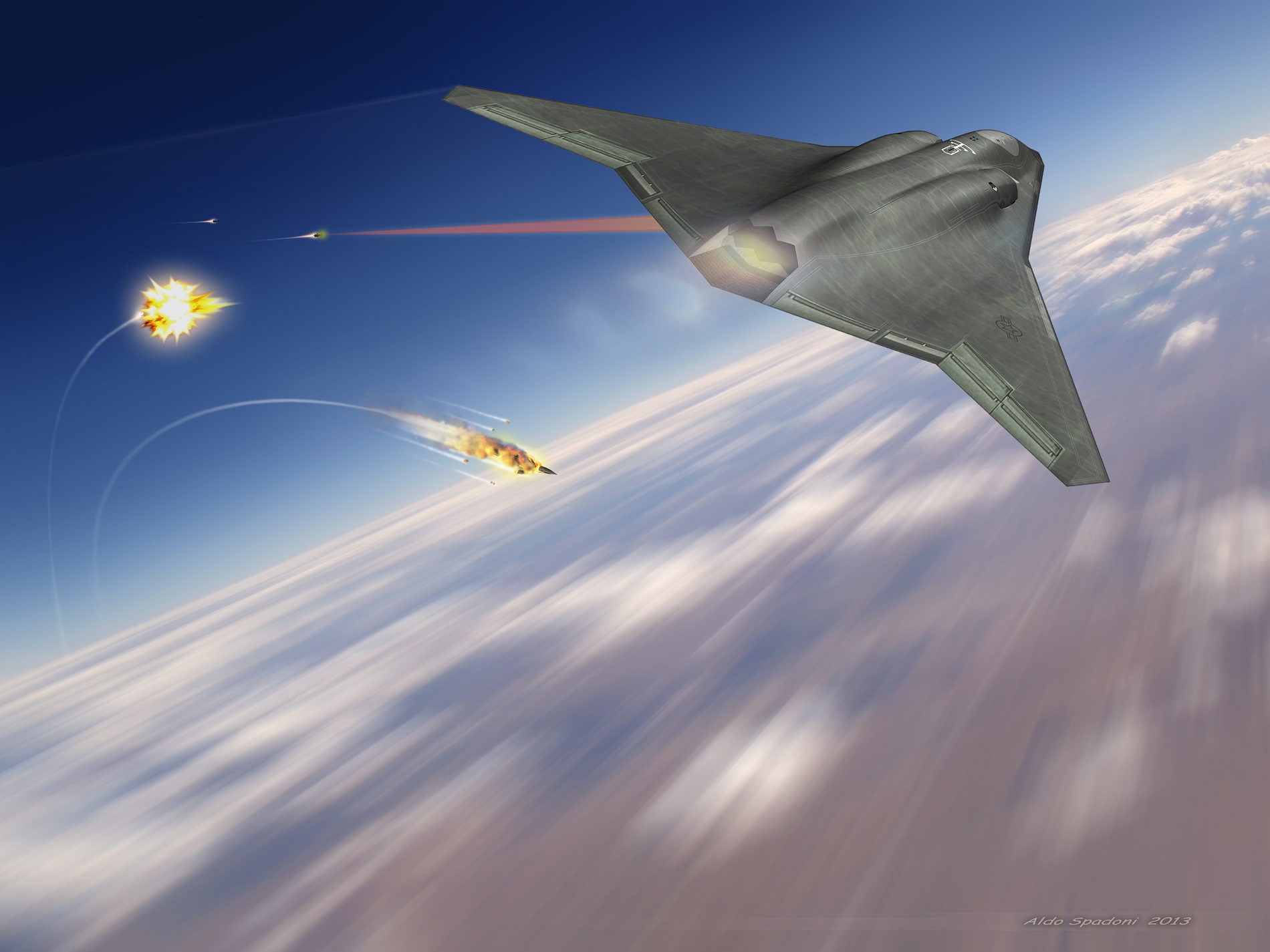 Northrop Grumman to Develop Laser Beam Control System for Next-Generation Fighter