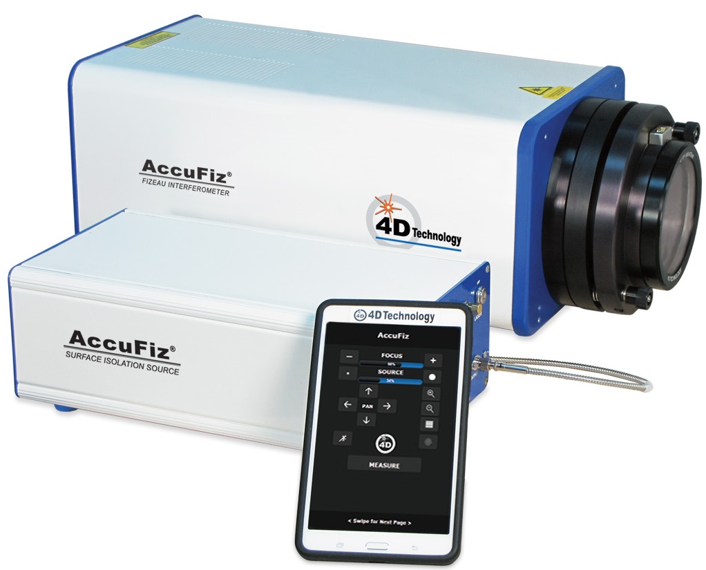 4D Technology AccuFiz Laser Interferometer with Surface Isolation Source