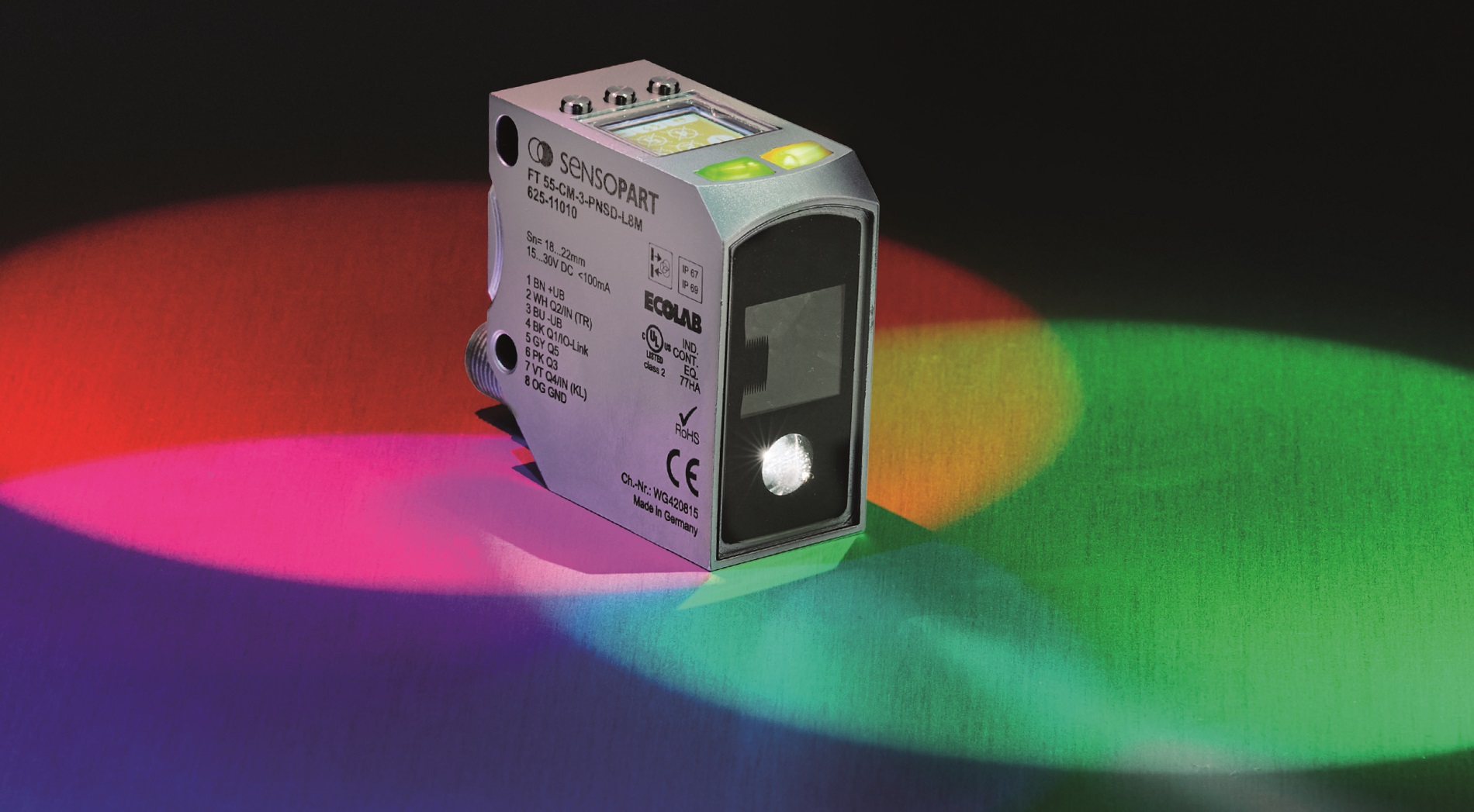 The compact color sensor FT 55-CM