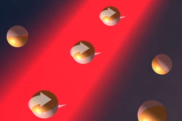 Researchers have created in simulations the first system in which can be manipulated by a beam of ordinary light rather than the expensive specialized light sources required by other systems.