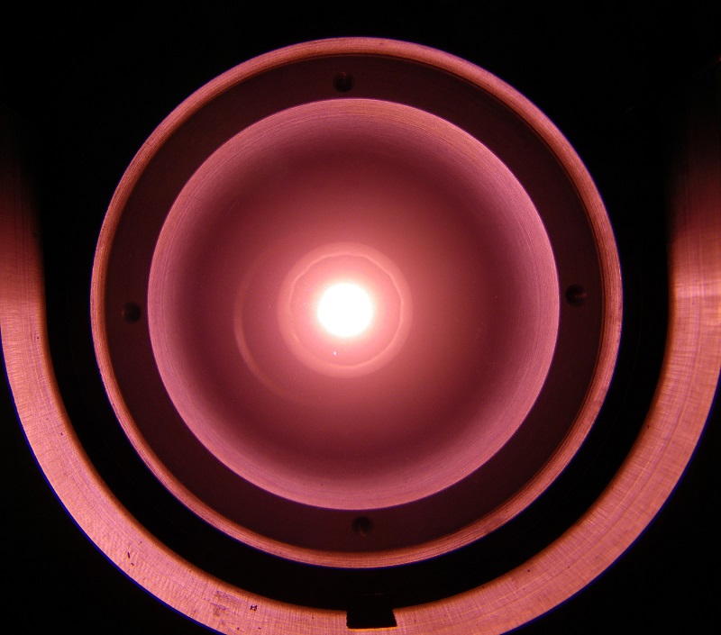 Axial view of plasma