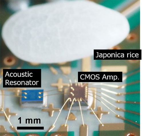 Fig. 1 Microwave oscillator with a piezoelectric film resonator