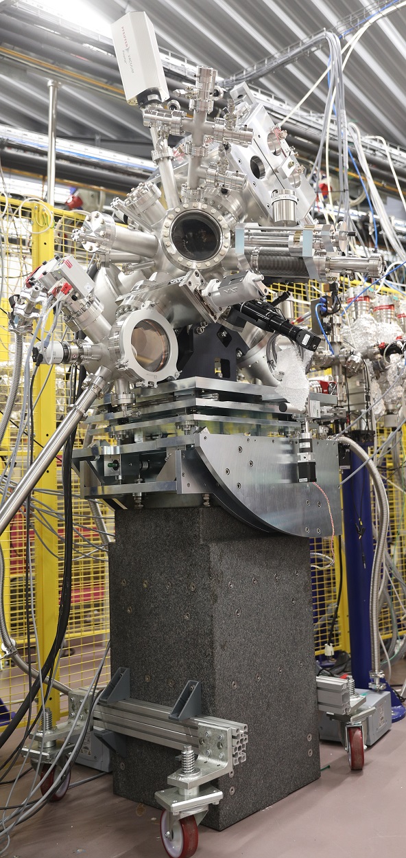The vacuum system for the testing environment at the new test beamline