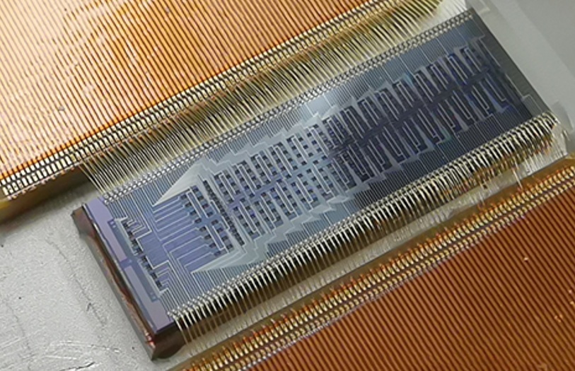 A photo of the quantum photonic chip. 