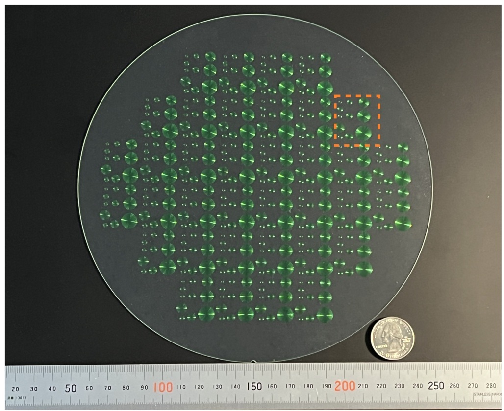 Developed wafer.