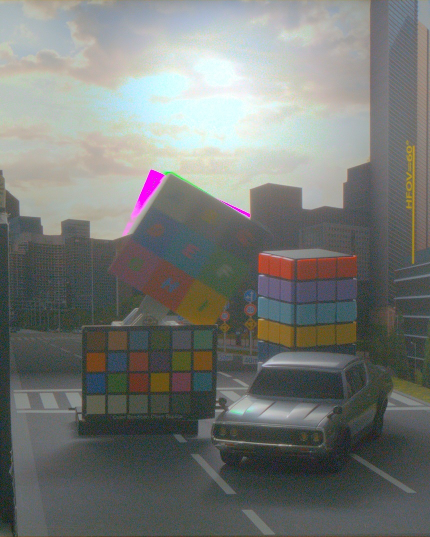 Multiple exposure imaging on a conventional product